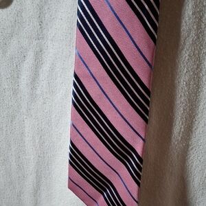 Nautica Pink and Blue Striped Tie